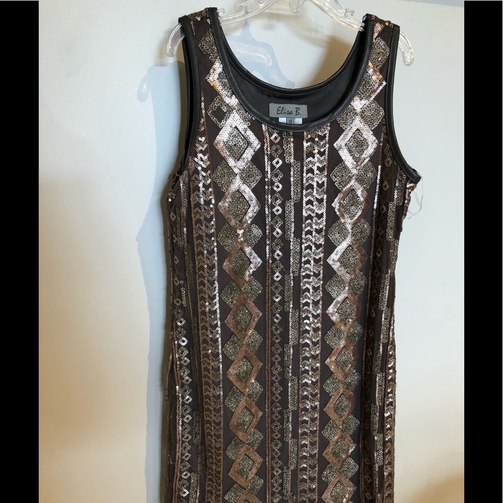 Teen Girl Art Deco Sequin Dress
